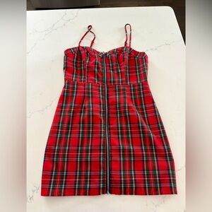 Forever 21 Red Plaid Dress - Women’s Medium